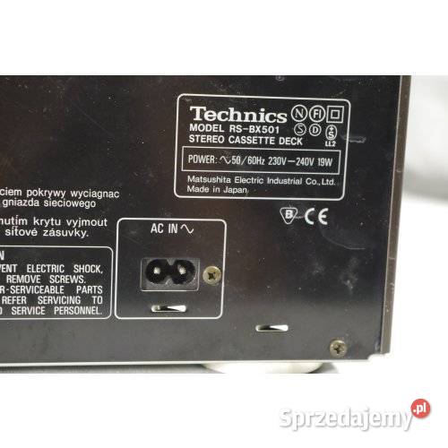 Technics RSBX501 magnetofon kasetowy Auto