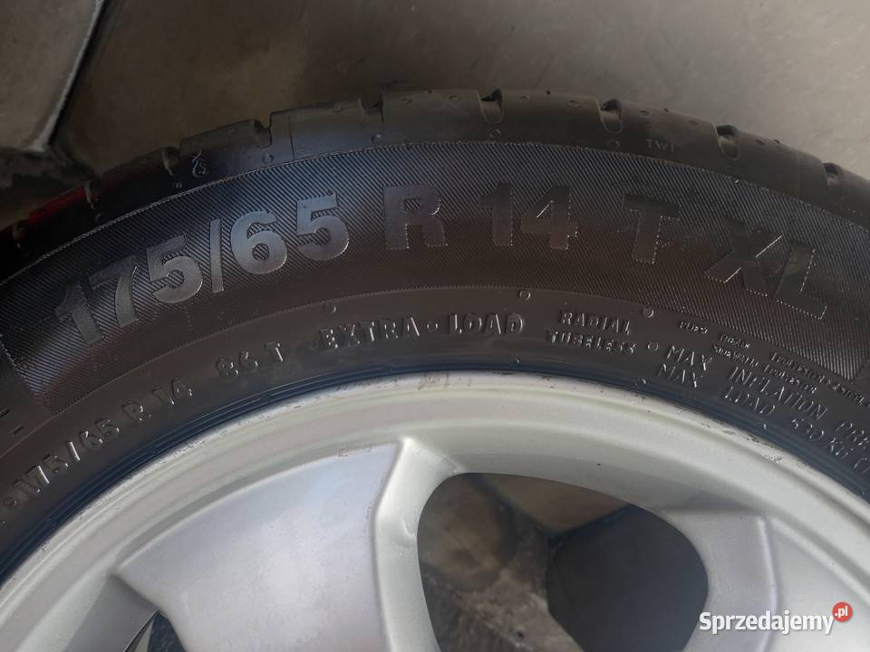 FELGI ALUMINIOWE GM OPEL R14 512Jx14 ET49 Opony