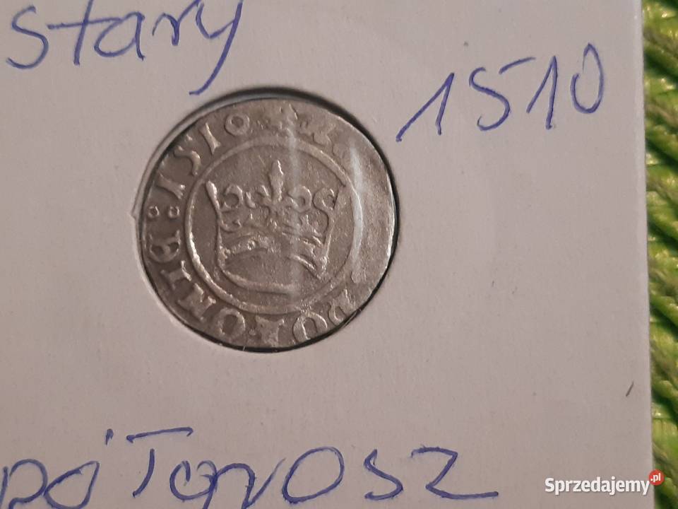 moneta srebrna Zygmunt I Stary z 1510r Łomża