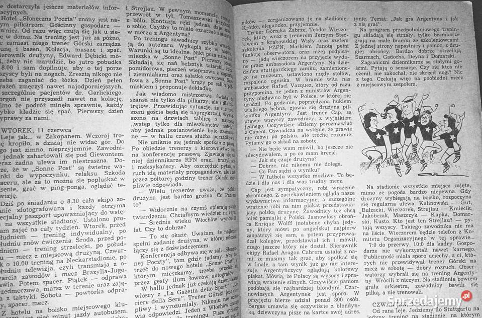 Polska na X MŚ Murrhardt Dzień dniu Stefan Rok wydania 1974 Chełm