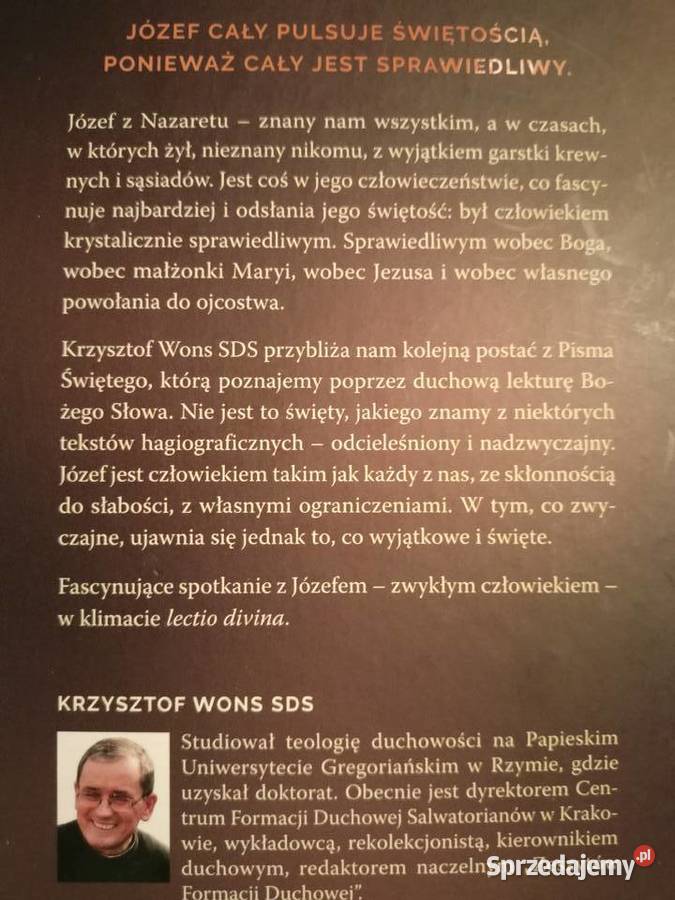 sprawiedliwy Józef książki Warszawa księgarnia Rok wydania 1986
