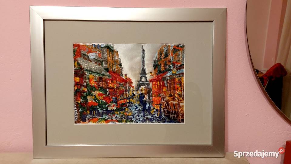 Obraz haft diamentowy Paryż Wieża Eiffla w ramie Goczałkowice-Zdrój