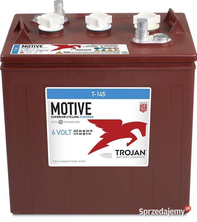 Akumulator trakcyjny Trojan T145 6V 260Ah Melex Kraków