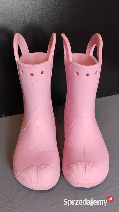 CROCS kalosze dziecięce rozmiar 3233 J1 różowe Jasień sprzedam