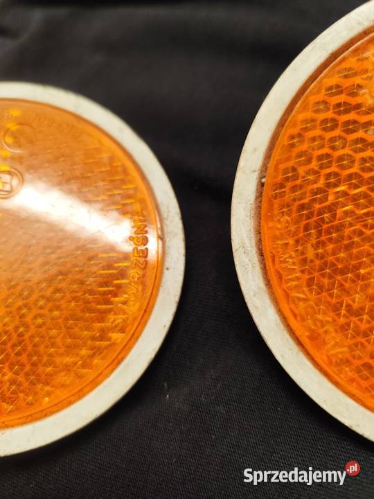 Odblask pomarańczowy odblaski PRL września Harasiuki sprzedam