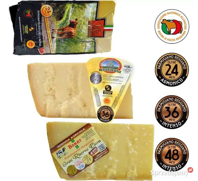 Parmigiano Reggiano 3 rodzaje sera x 1 3 Sery Świdnica