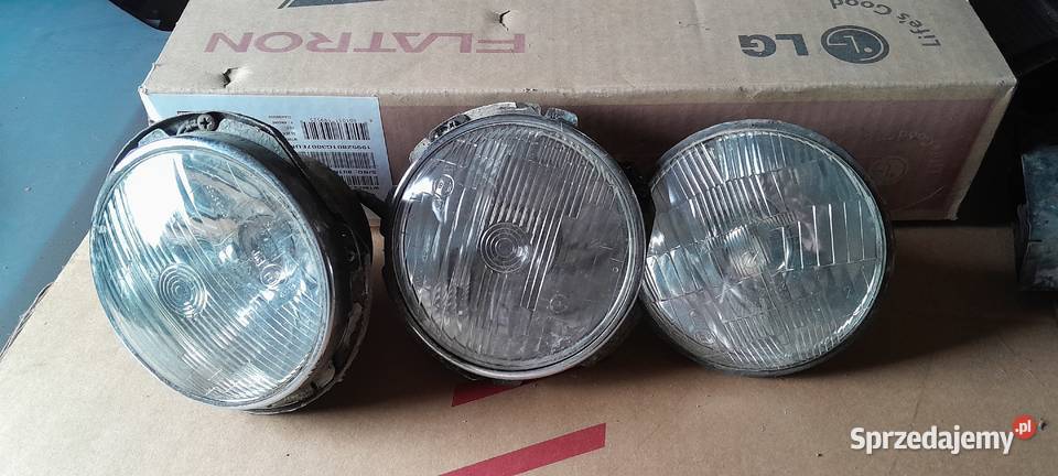 Lampy pżud Fiat 125p Lampy przednie Paszkówka
