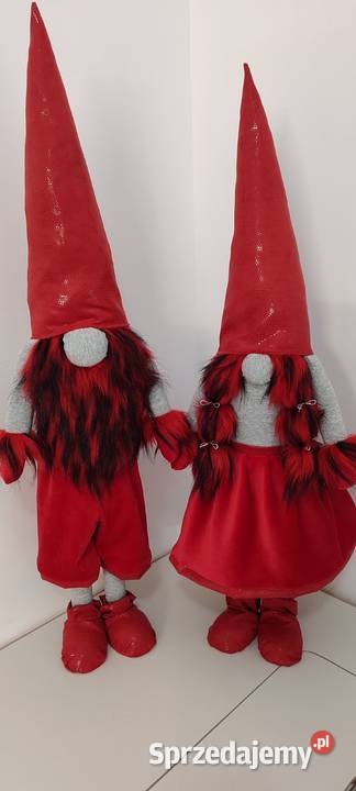Skrzaty świąteczne para czerwony siwy czerwony pomorskie sprzedam