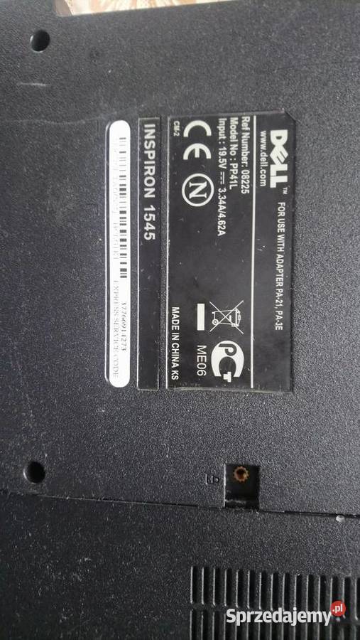 Dell inspiron 1545części płyta główna obudowy Grodzisk sprzedam