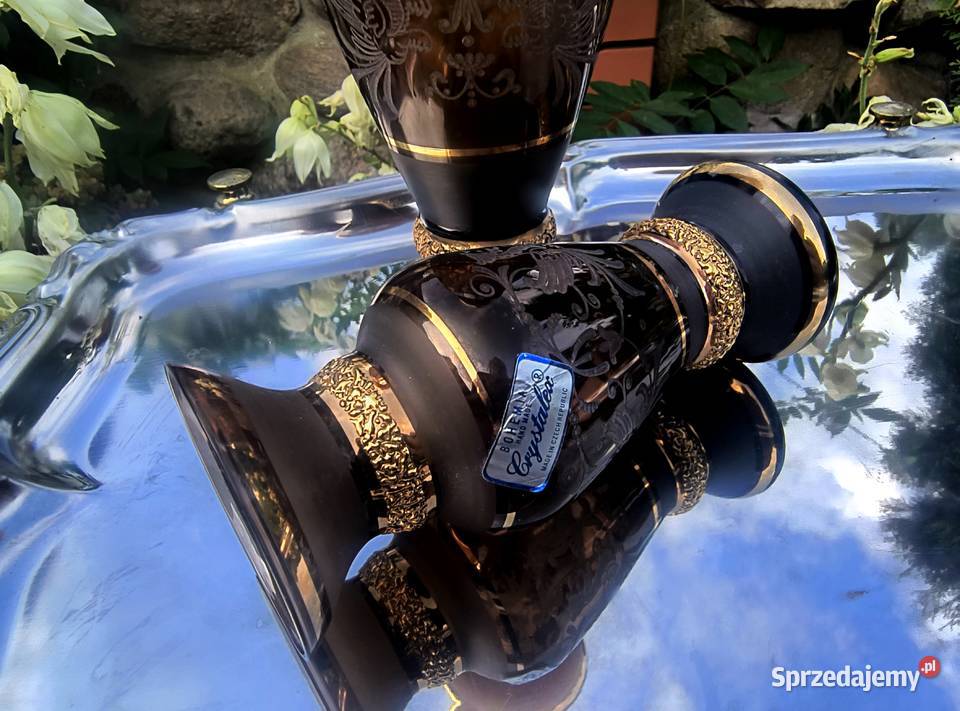 Wazony Bohemia Hand Made Crystalex Porcelana i szkło Klenica sprzedam