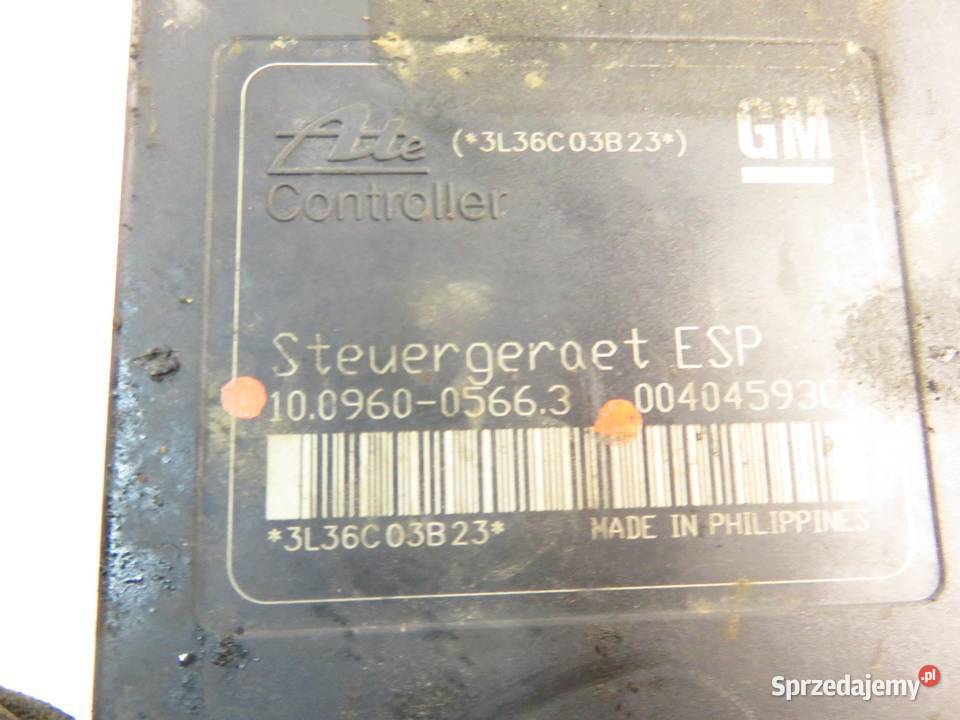 POMPA ABS OPEL ZAFIRA B A05 10096005663 osobowe