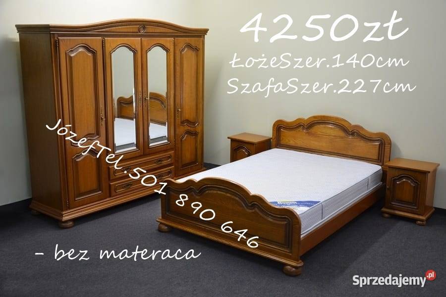 Łóżko Ludwik 140 x 200 śląskie Pszczyna