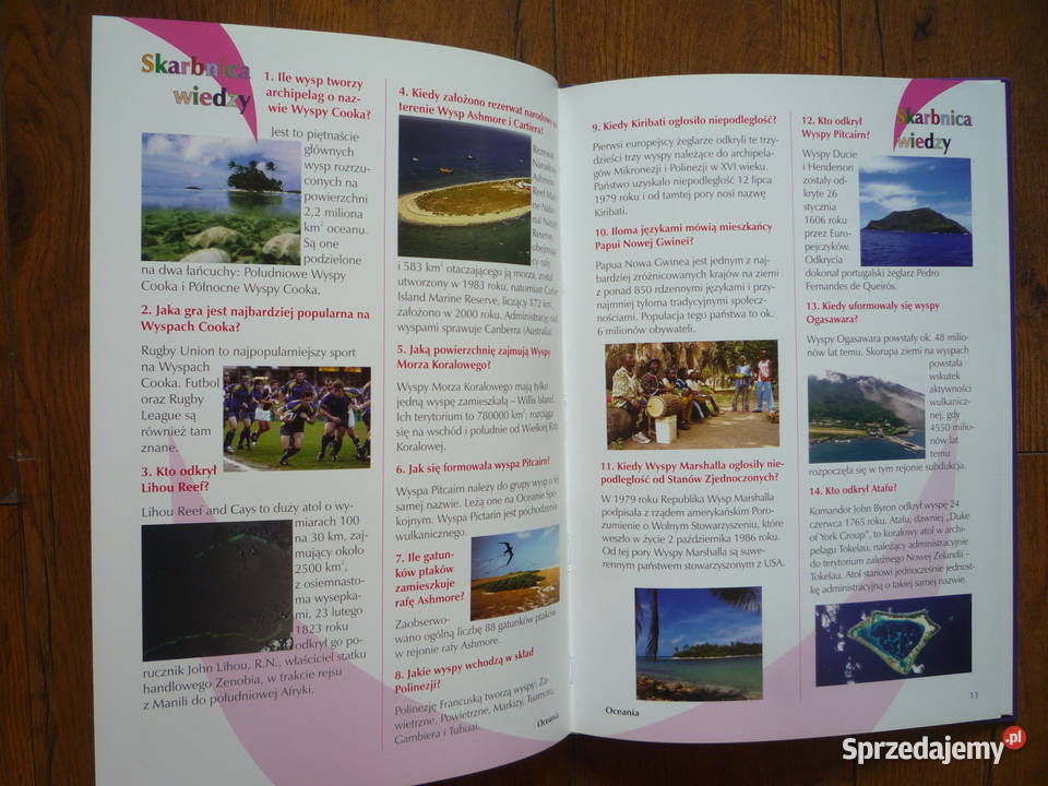 NOWA Książka Skarbnica wiedzy Geografia świata Szczecin