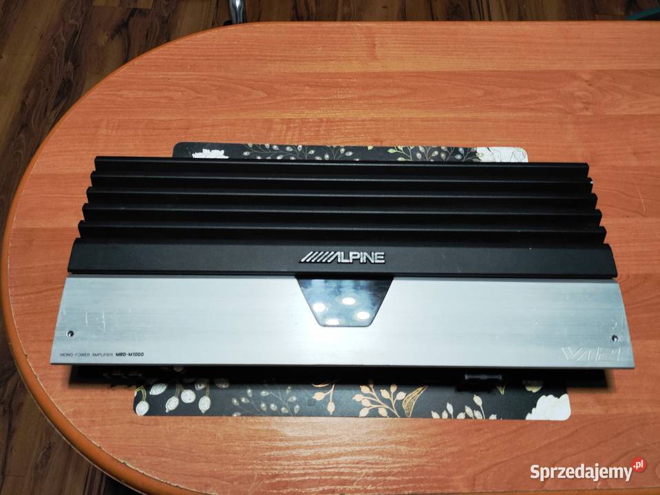 Wzmacniacz samochodowy 1 kanałowy monoblok Alpine