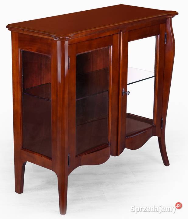 Stylowa Witryna Szafka na giętych nogach Września