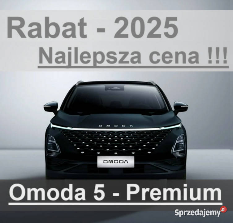 OMODA 5 Omoda 5 Rabat 2025 147 automat Premium czujnik martwego pola Szczecinek