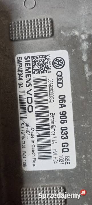 Sterownik silnika 16 benzyna BSE VW Audi bez Hrubieszów