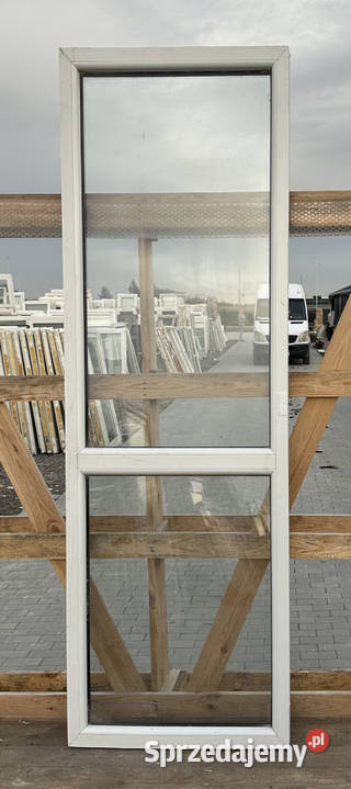 OKNA KacprzaK Witryna 75X207 FIX Używany PCV mazowieckie Siedlce sprzedam