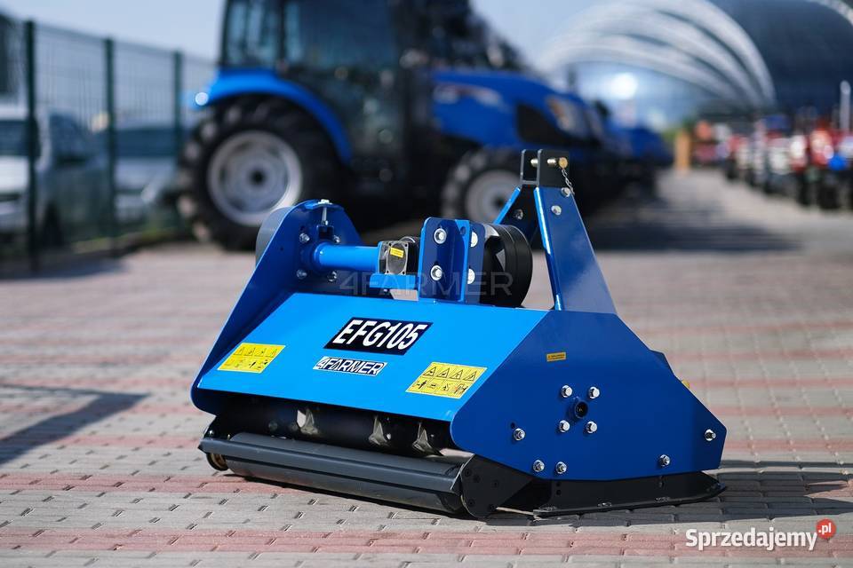 Kosiarka bijakowa EFG 115 4FARMER niebieska nieuszkodzony Bijakowe Bijakowe Tajęcina