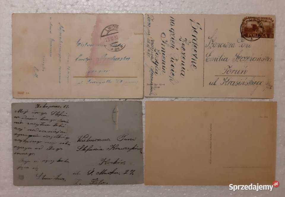 stare imieninowe pocztówki Warszawa
