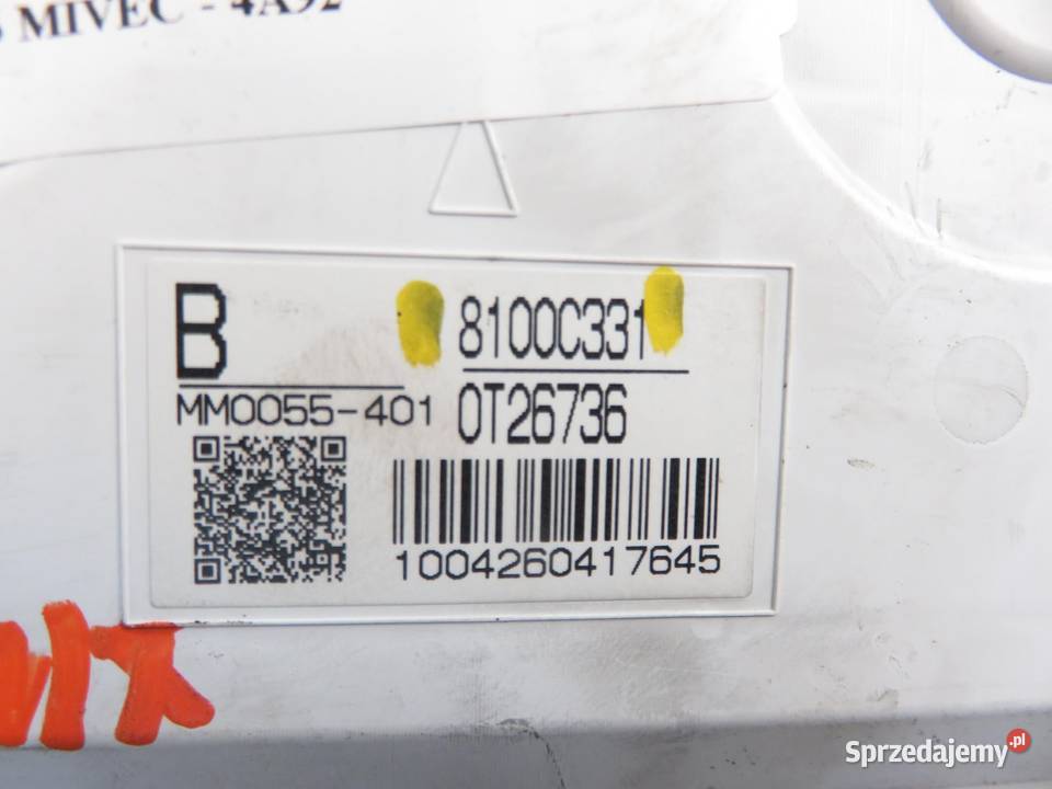 LICZNIK MITSUBISHI LANCER VIII 20072017 16 sprzedam