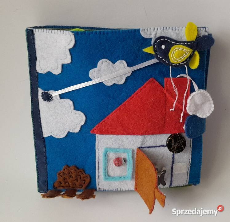 Książka sensoryczna quiet book handmade Kraków