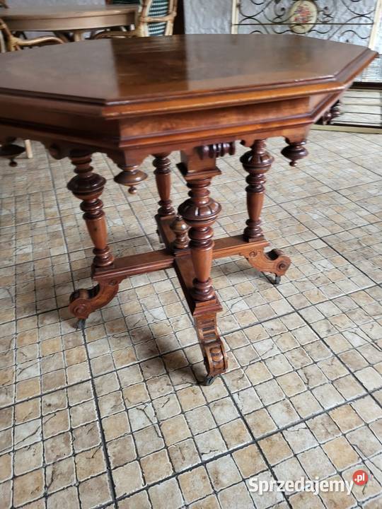 Stary stolik kawowy ośmiokątny Rybnik