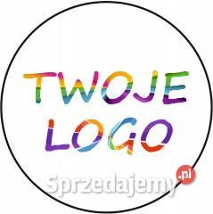 Okrągłe naklejki wlepki z Twoim logo 200 20 mm małopolskie Kamionna