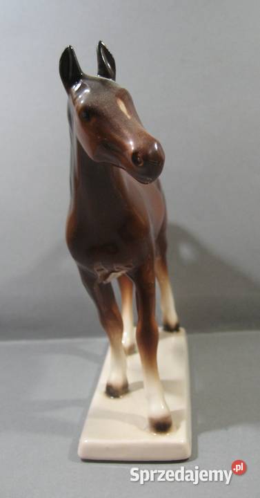 Figurka Porcelanowa Hartwig and Co Koń 16 x 17 Katowice