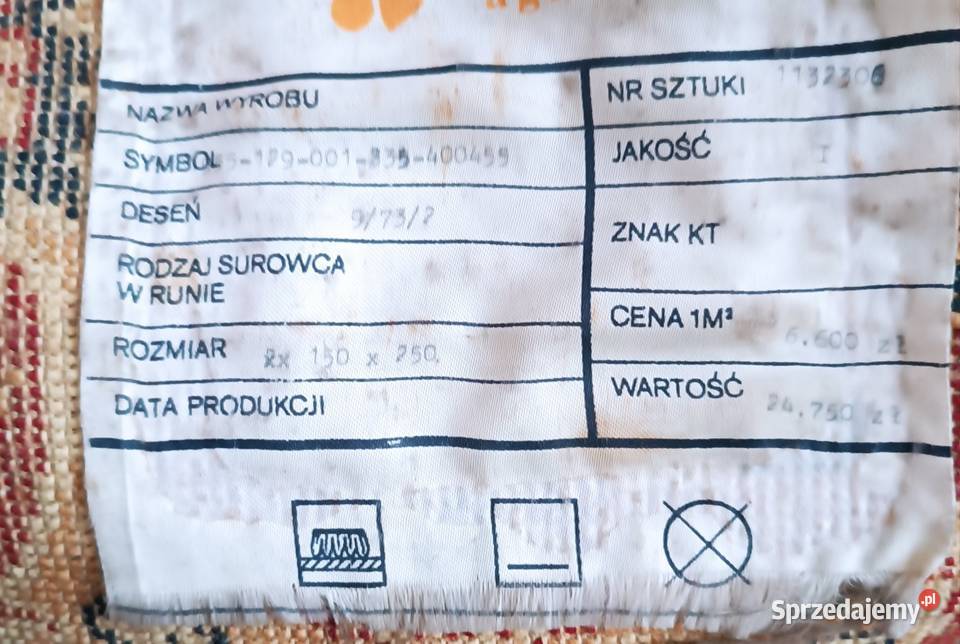 Dywan Agnella Retro Prl Vintage 250 x 150 Różan