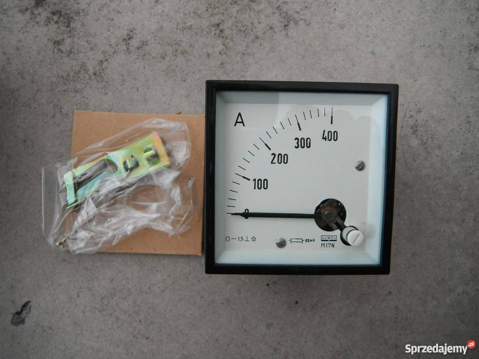 Amperomierz analogowy 400A Lumel M17N Nowe Chlewiska