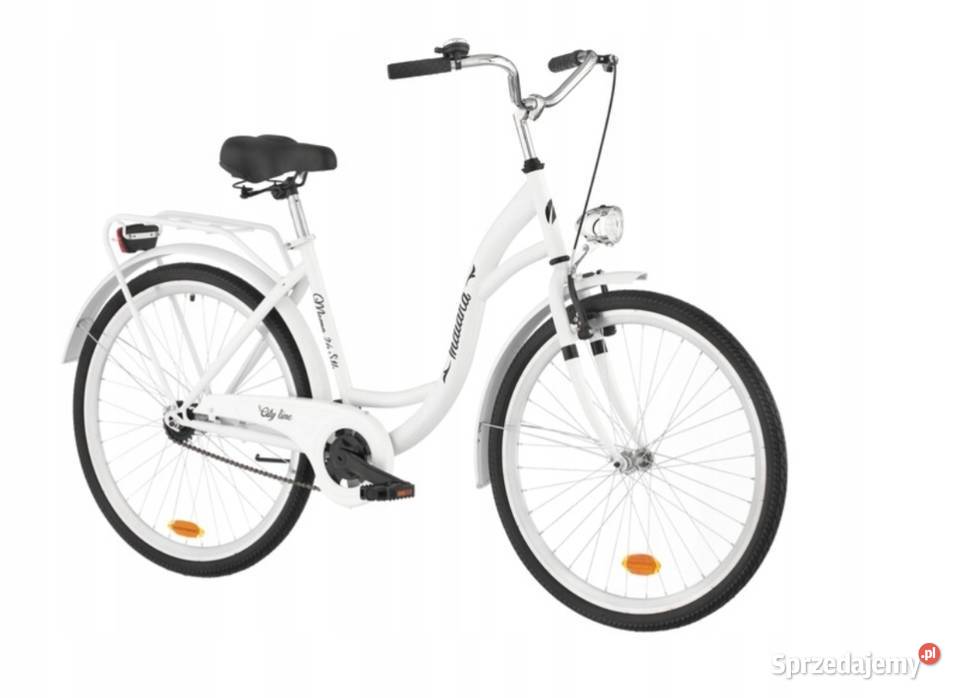 Rower miejski INDIANA Moena S1B 26 damski Biały
