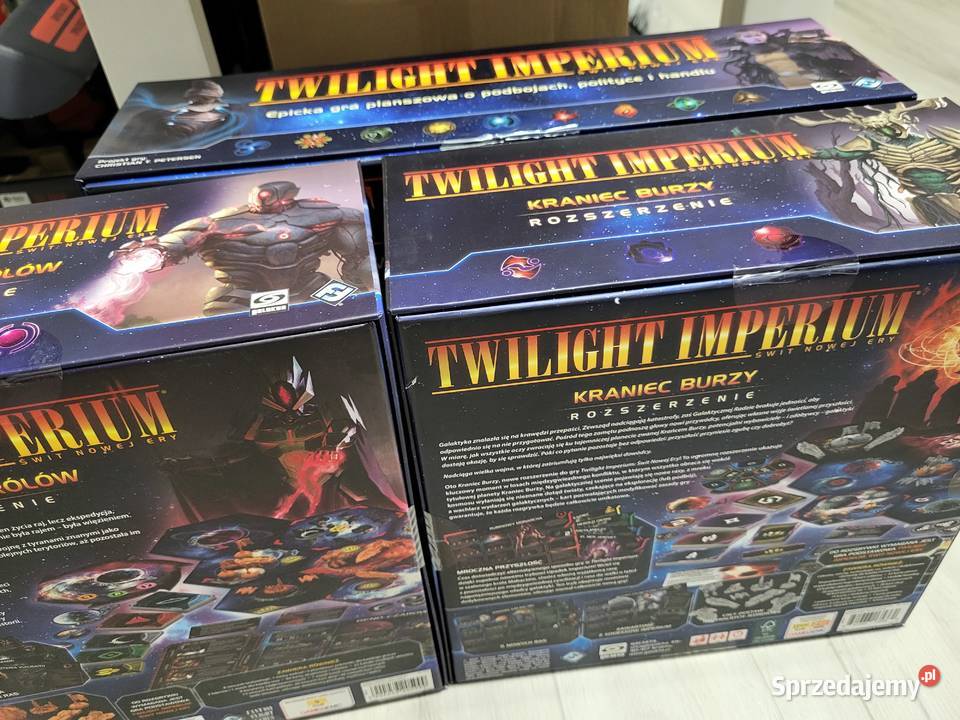 Twilight Imperium 4 edycja dwa dodatki Nowe