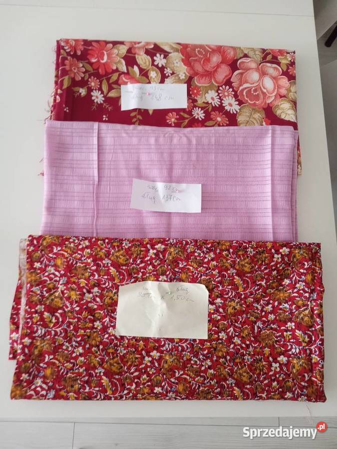 Tkaniny dekoracyjne z PRLu Wyposażenie wnętrz Mysłowice