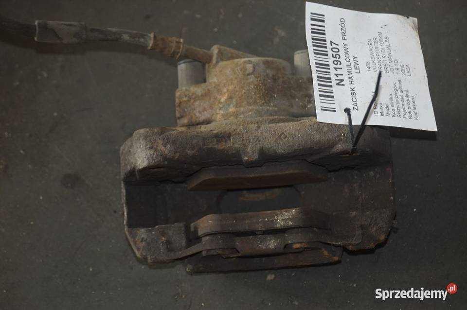 7H0105D VW TRANSPORTER T5 ZACISK HAMULCOWY LP Lipno