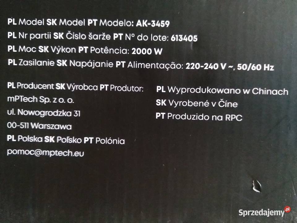 NAJTANIEJ Grill 2 w 1 Gofrownica 2000W z Reg Zabrze