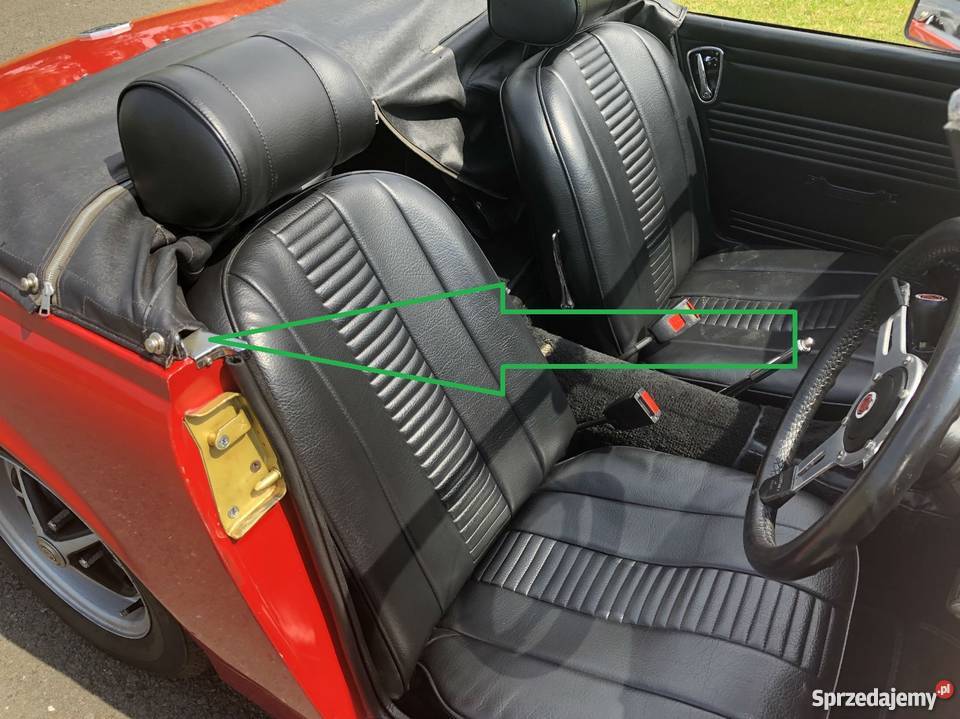 Chromowe wykończenie listwy MG Midget Austin Rok produkcji 1968 dolnośląskie Głogów