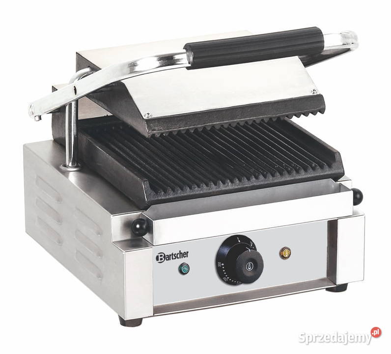 Pojedynczy grill kontaktowy ryflowany śląskie
