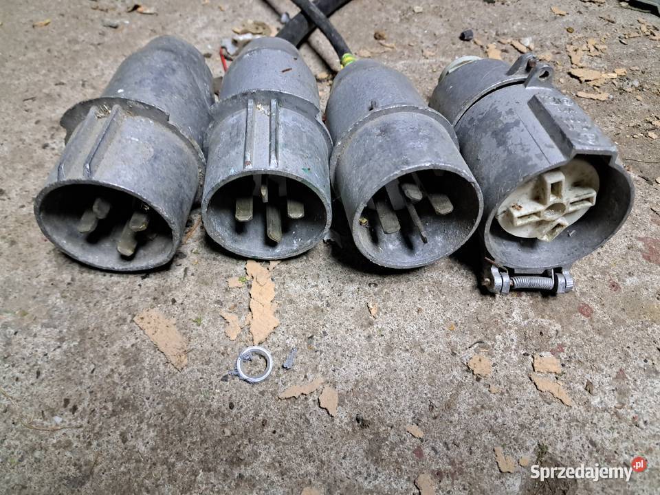 Wtyczka metalowa 32A500V płaskie bolce Wadowice Górne