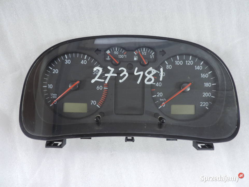 LICZNIK ZEGAR VW VOLKSWAGEN GOLF 4 14 16V Rok produkcji 2000 Wyposażenie wnętrza Nowy Sącz