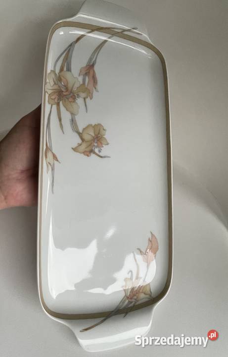 Zestaw śniadaniowy Hutschenreuter vintage Porcelana i szkło Toruń