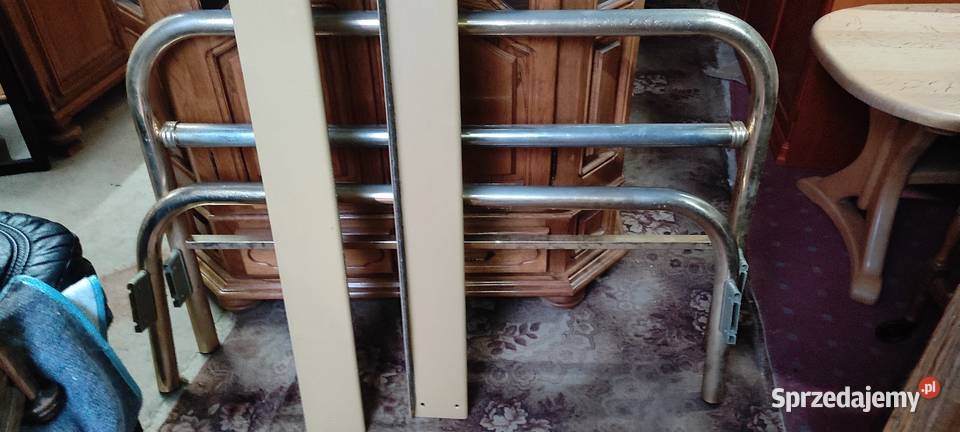 Solidne metalowe łóżko stelaż materac z Niemiec 140cm kujawsko-pomorskie Sypniewo