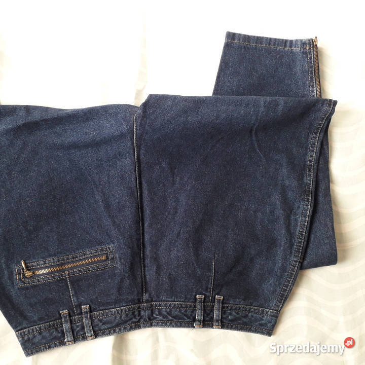 Damskie spodnie Suwaki na dole nogawek Warszawa sprzedam