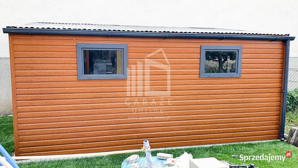SCHOWEK DOMEK OGRODOWY 3m x 6m drzwi 2x okno Dąb małopolskie Tarnów sprzedam
