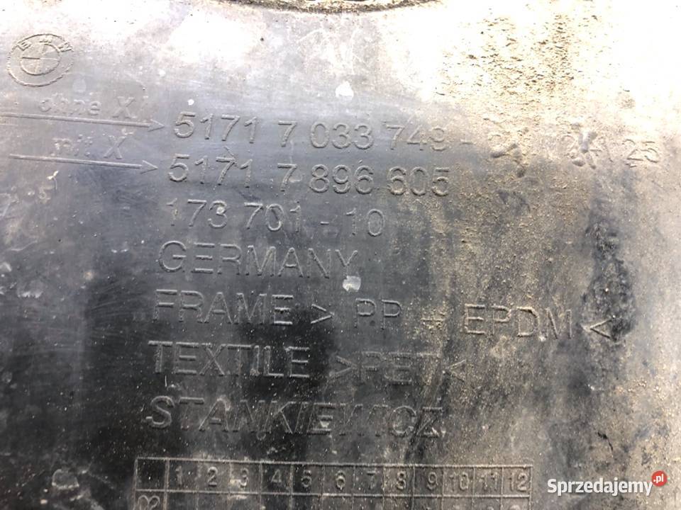 NADKOLE LEWY PRZÓD BMW E61 7033749 Kombi 0410