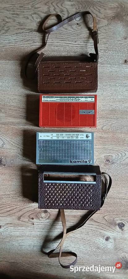 Stare radio tranzystorowe z czasów PRL u Sprawne Kraków