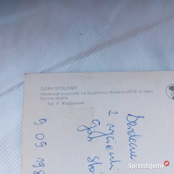 Zestaw 3 pocztówek Góry Stołowe KAW 197582 r