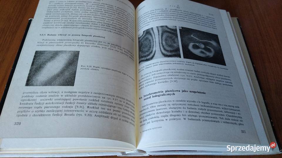 Holografia optyczna podstawy fizyczne i Książki naukowe i popularnonaukowe pomorskie Gdańsk sprzedam