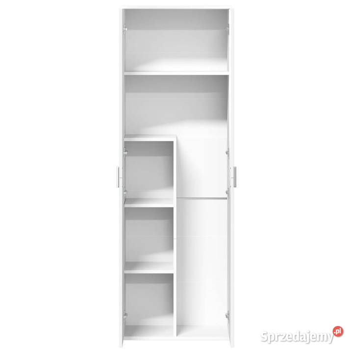 Wysoka szafka biała 60x35x180 materiał Warszawa