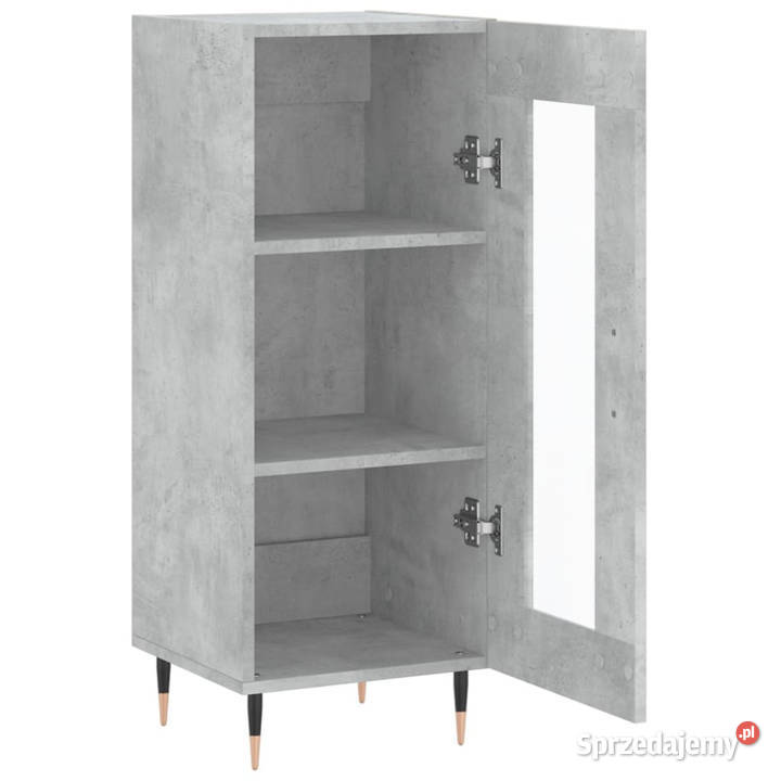 Szafka szarość betonu 345x34x90 materiał Warszawa